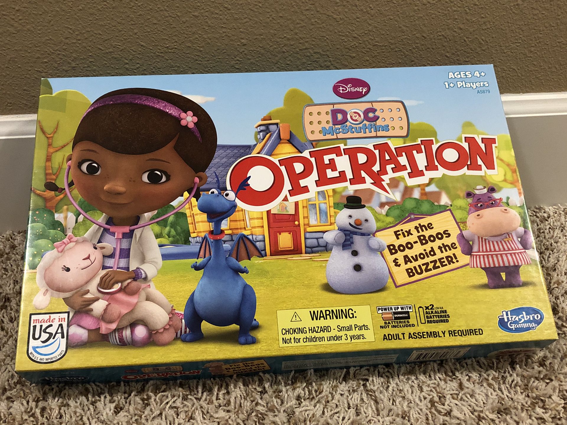 Operation - Doc McStuffins game