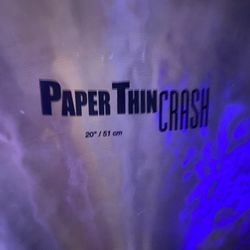 Brand New Zildjian 20 Paper Thin Crash 