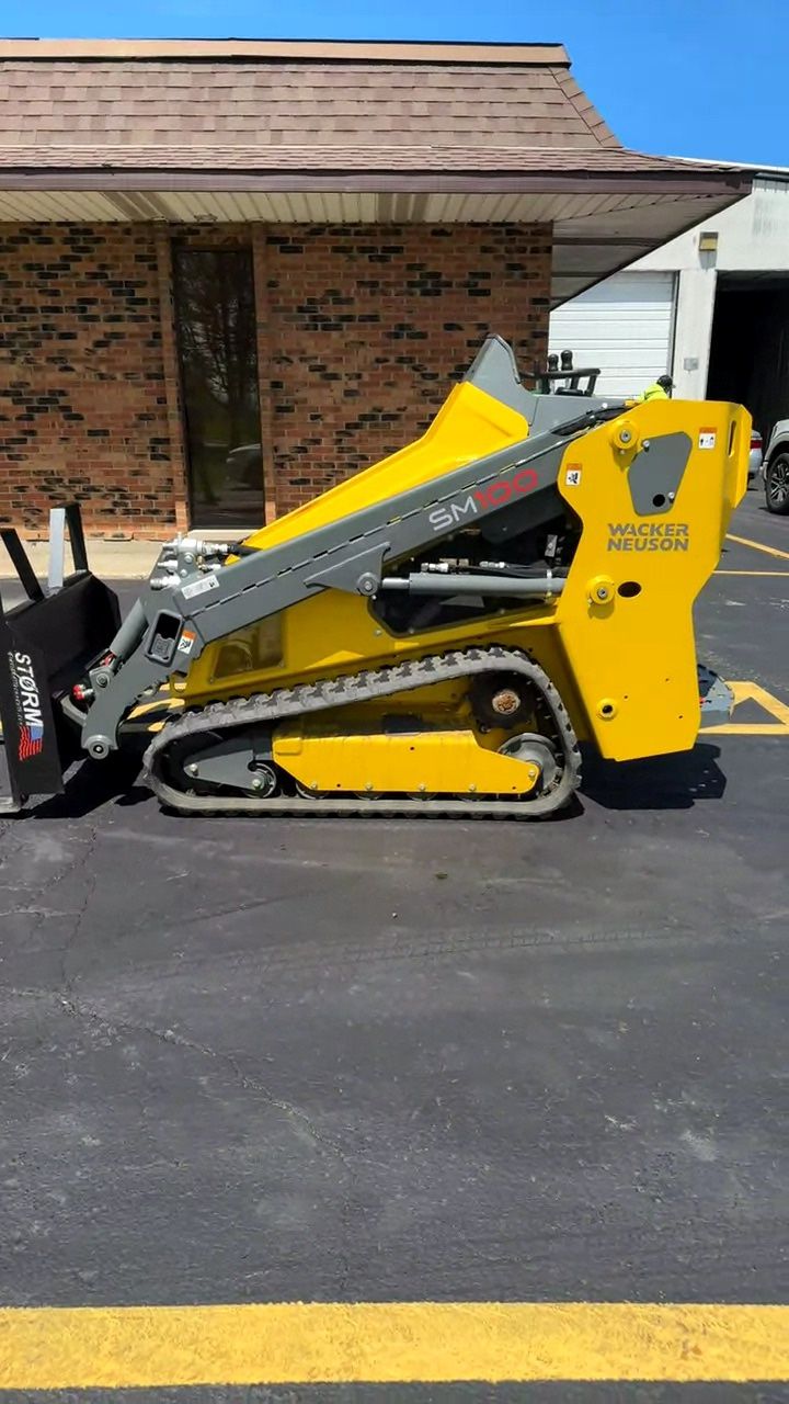 2023 Wacker Neuson SM100 Mini Excavator & 3 Attachments (IL)