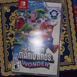 Nintendo switch super mario bros wonder game 