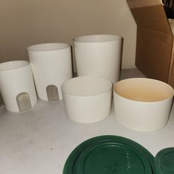 Vintage Tupperware Canister Set