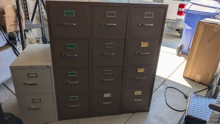 4-Drawer Metal Vertical Filing Cabinets