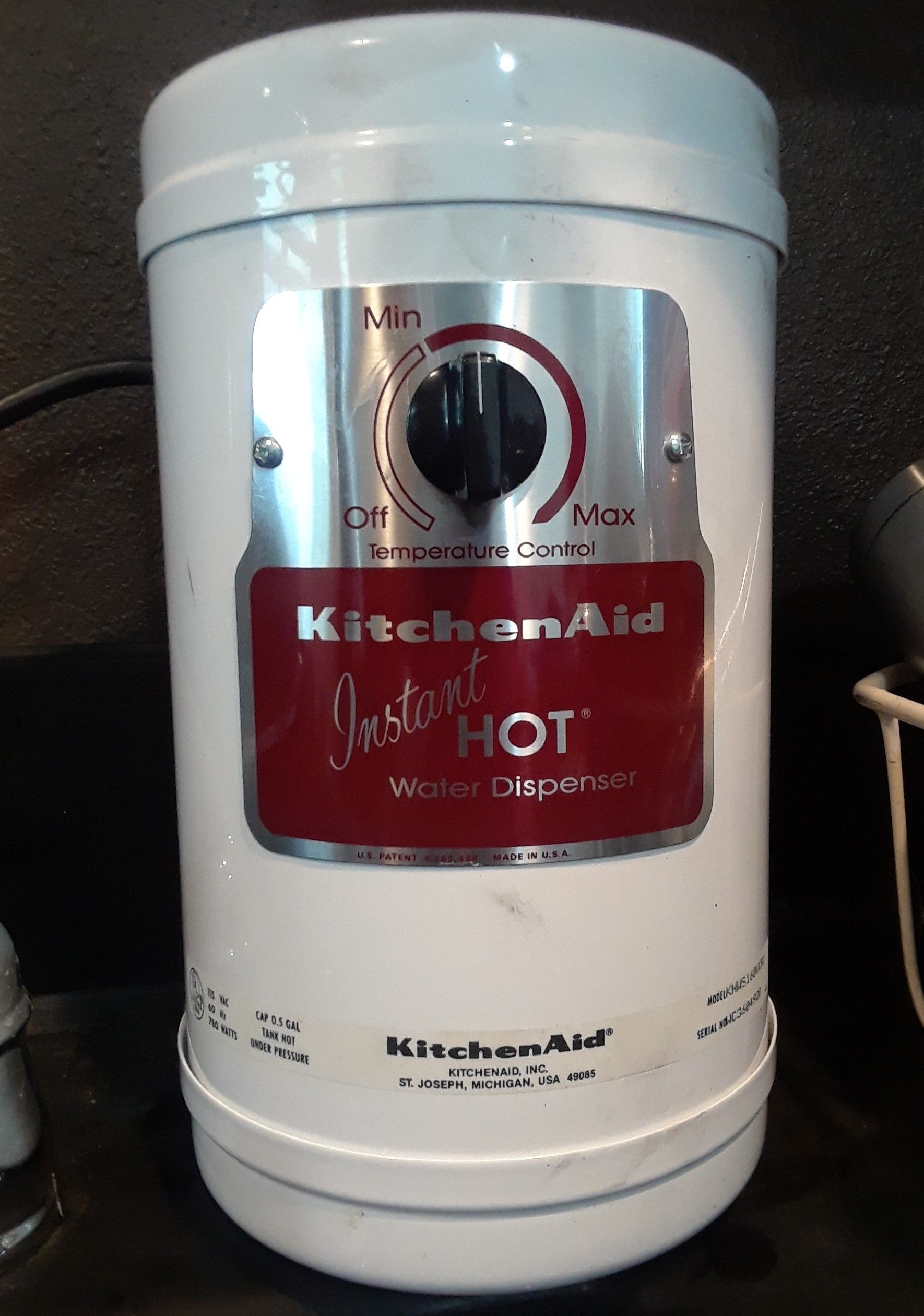 Kitchenaid instant hot water dispenser