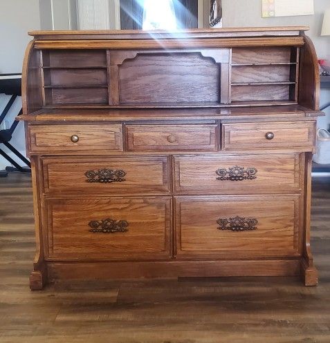 Roll Top Secretary Desk