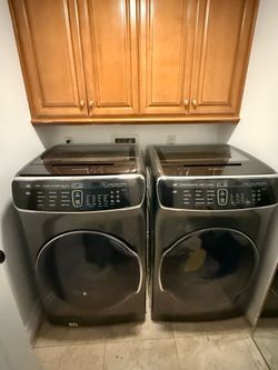 Furniture and washer and dryer