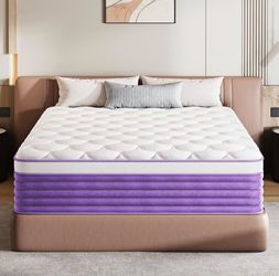 Full Size Mattress, 12 Inch Full Mattress Hybrid Medium Firm, Fiberglass Free, CertiPUR-US Certified Safe Materials, 7 Zone Pocket Springs, Strengthen