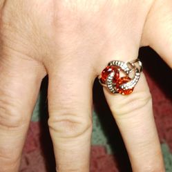 Sterling Silver Ring, Size 6