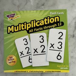 Multiplication Flash Cards-like new Condition
