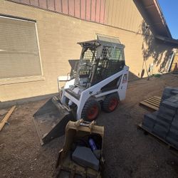 Bobcat S70 And Trailer