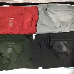 Mens Polo Shirts Size XXL. Four Shirts Total.