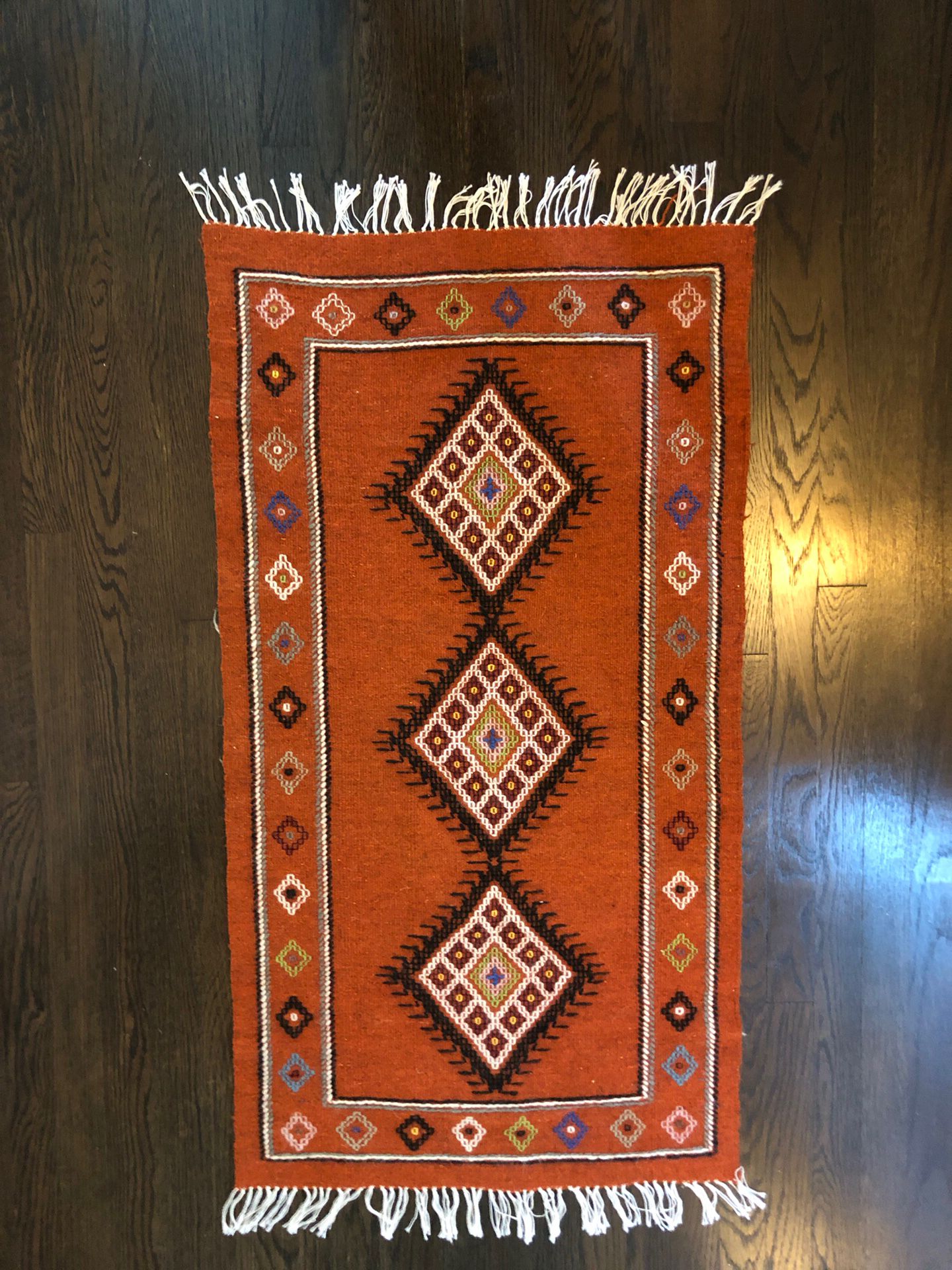 Handmade Kilim Rug (24”x44”)