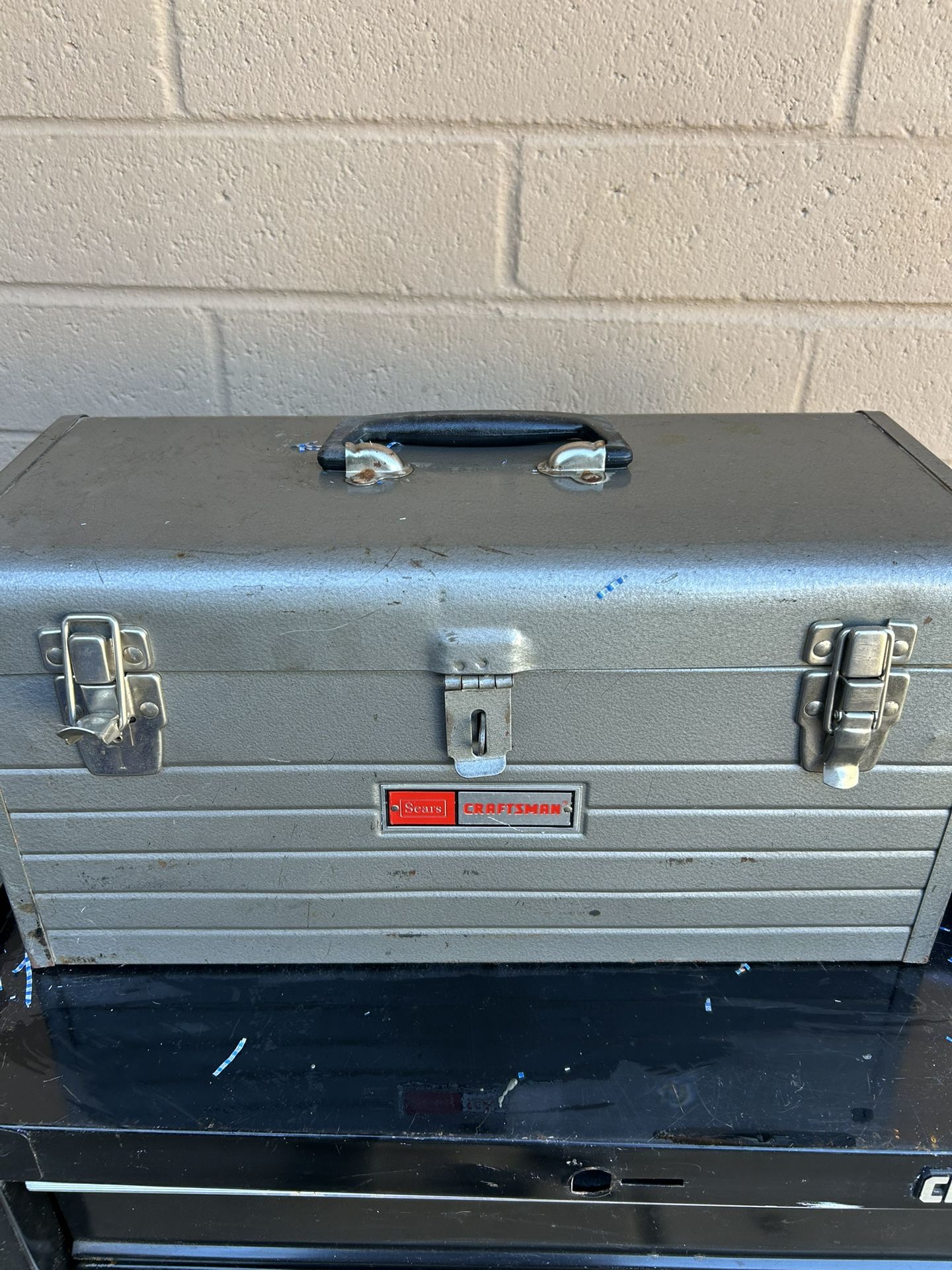 Vintage Craftsman Metal Mechanic Toolbox 