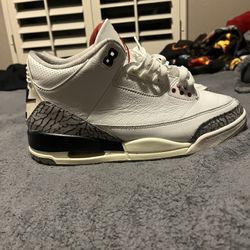 Jordan 3 White Cement Reimagined Size 8.5