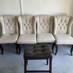 Dining Room Chairs And Stool