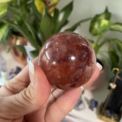 High quality Fire Quartz Sphere