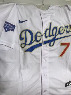 Nike Authentic Dodgers Julio Urias Jersey-Gray for Sale in