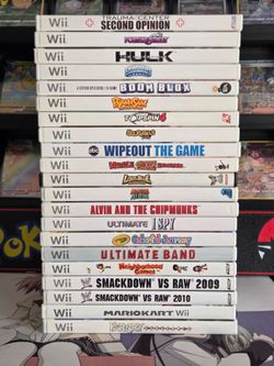 Nintendo Wii Video Games