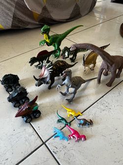 Collection of Jurassic Park dinosaurs