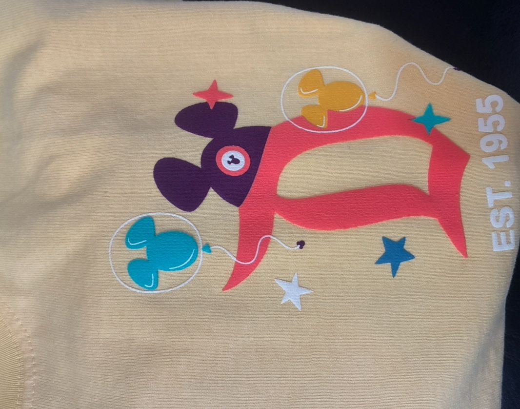 Disneyland Resort Yellow Long Sleeve Shirt