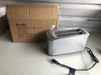 Breville BTA830XL Die-Cast Smart Toaster 4-Slice Long Slot Toaster, Brushed  Stainless Steel