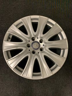 Single (1) 18" INCH MERCEDES S400 S550 S550e 2014-2015 2016 OEM Factory Wheel Rim 85347
