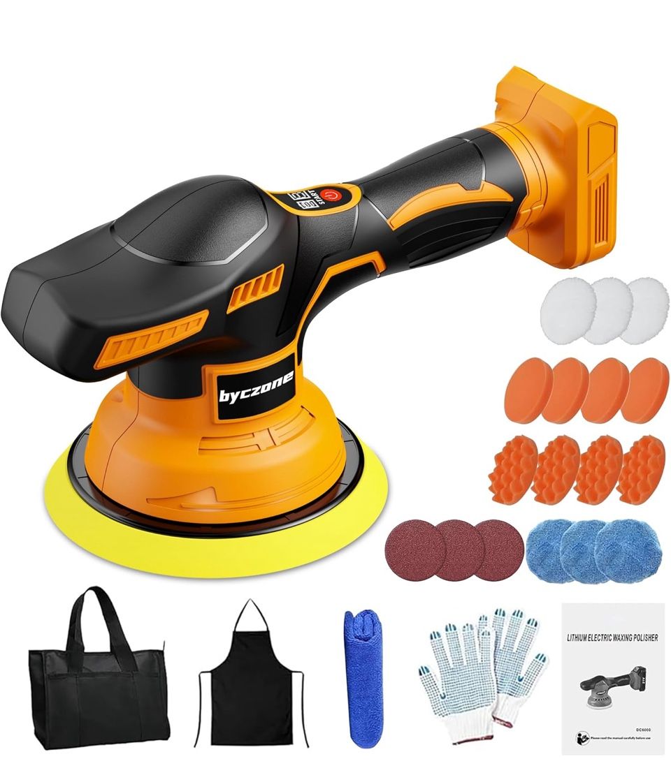 Cordless 6” Orbital Buffer & Polisher