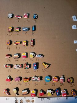 Any 4 Food Shoes Charms For Crocs Or Clogs 