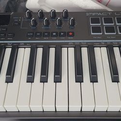 Nektar Impact Lx25+ Keyboard And AKG K52 Over Ear Headphones Combo