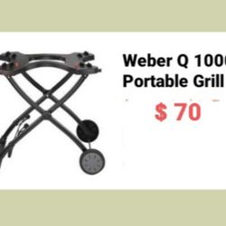 Weber Q100 Portable Grill Cart