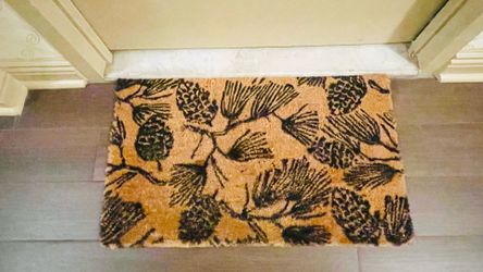 Pinecone Coir Doormat 18”x30” – Heavy Duty | Non-Slip | Like New