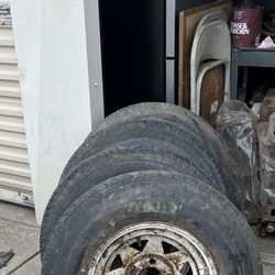 Rims 5 Each White Spoke Style 