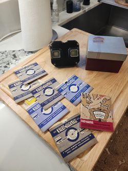 Vintage View-Master Viewer with Reels and Box