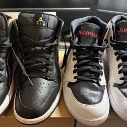 *USED - Jumpman & Jordan 1 Mid Tops - Size 10.5