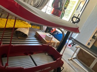 Radio Flyer Kids Wagon with Canopy