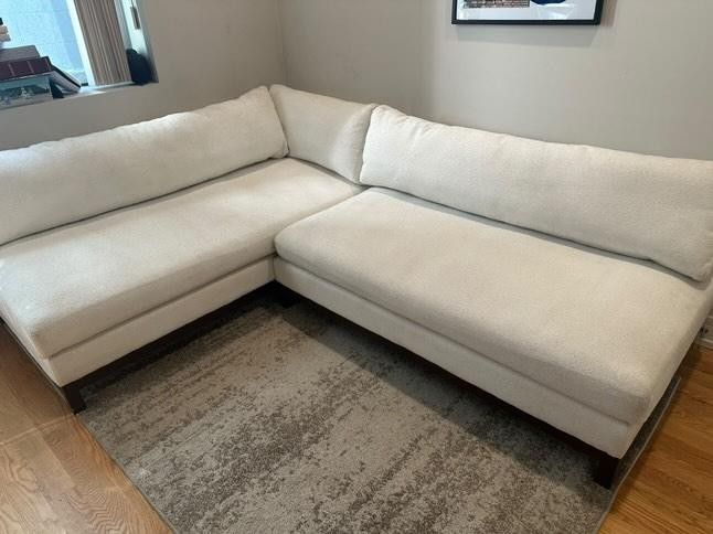 Sectional White Couch by Joybird