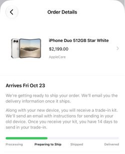 Apple iPhone Duo 512 GB Star White