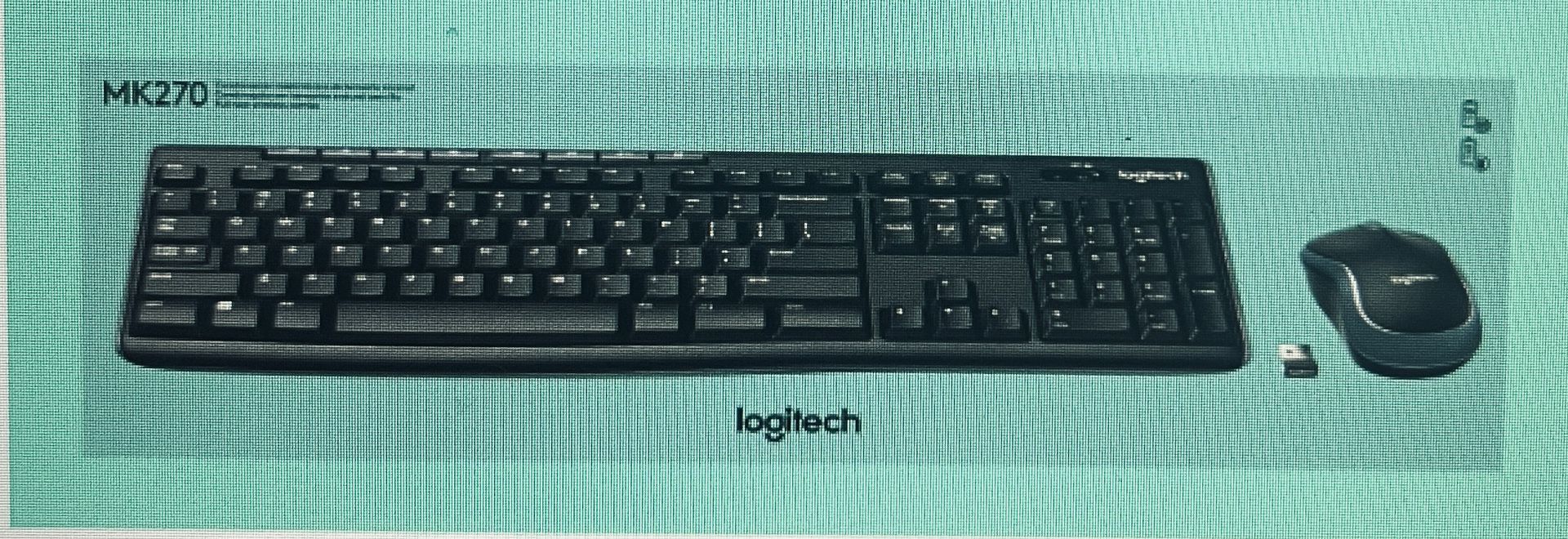 Brand New Logitech, Wireless Keyboard & Wireless Mouse, Combo