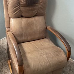 Leather Recliner Rocker 