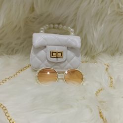 Crossbody Bag And Sunglass For Girl 