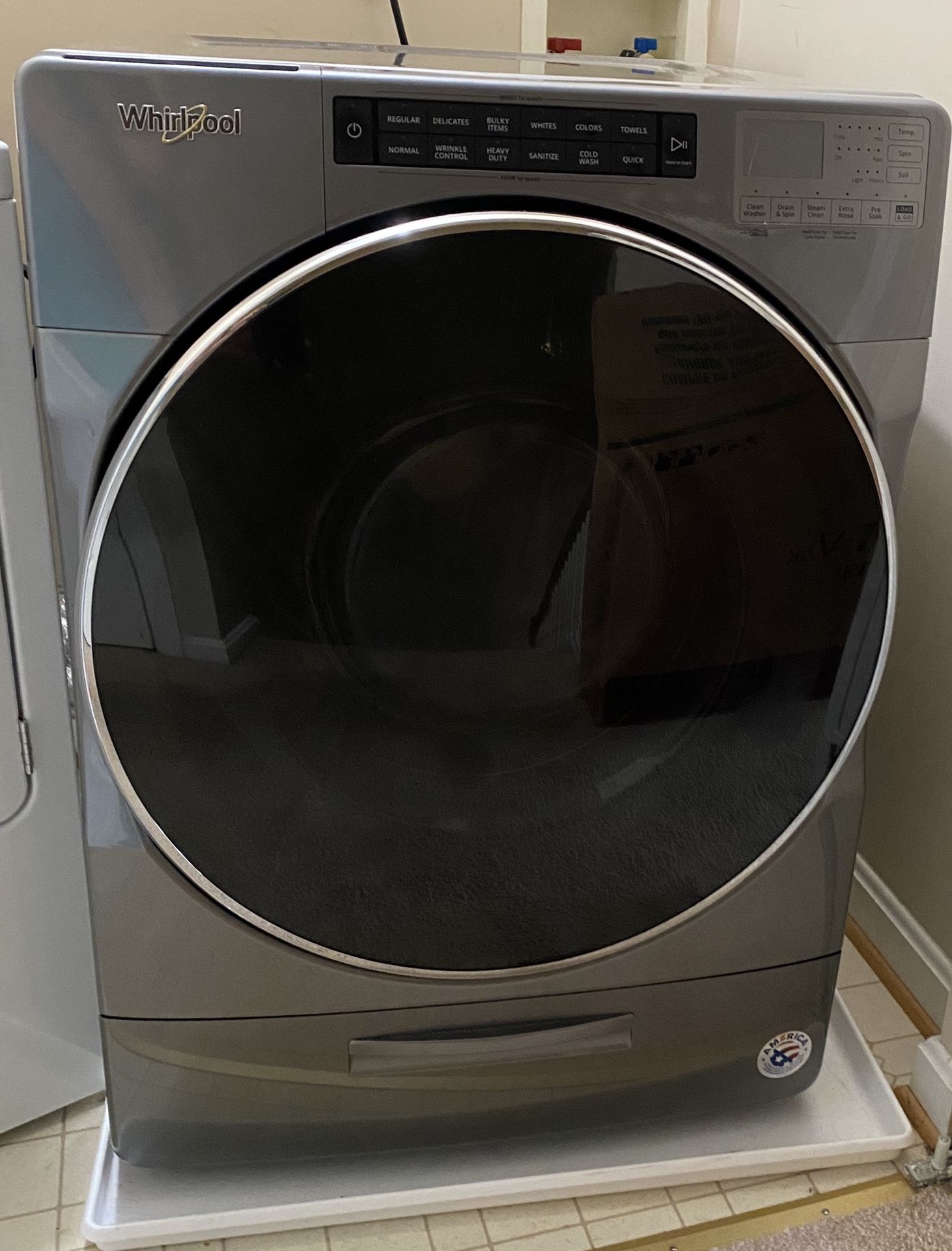 Whirlpool front load washer