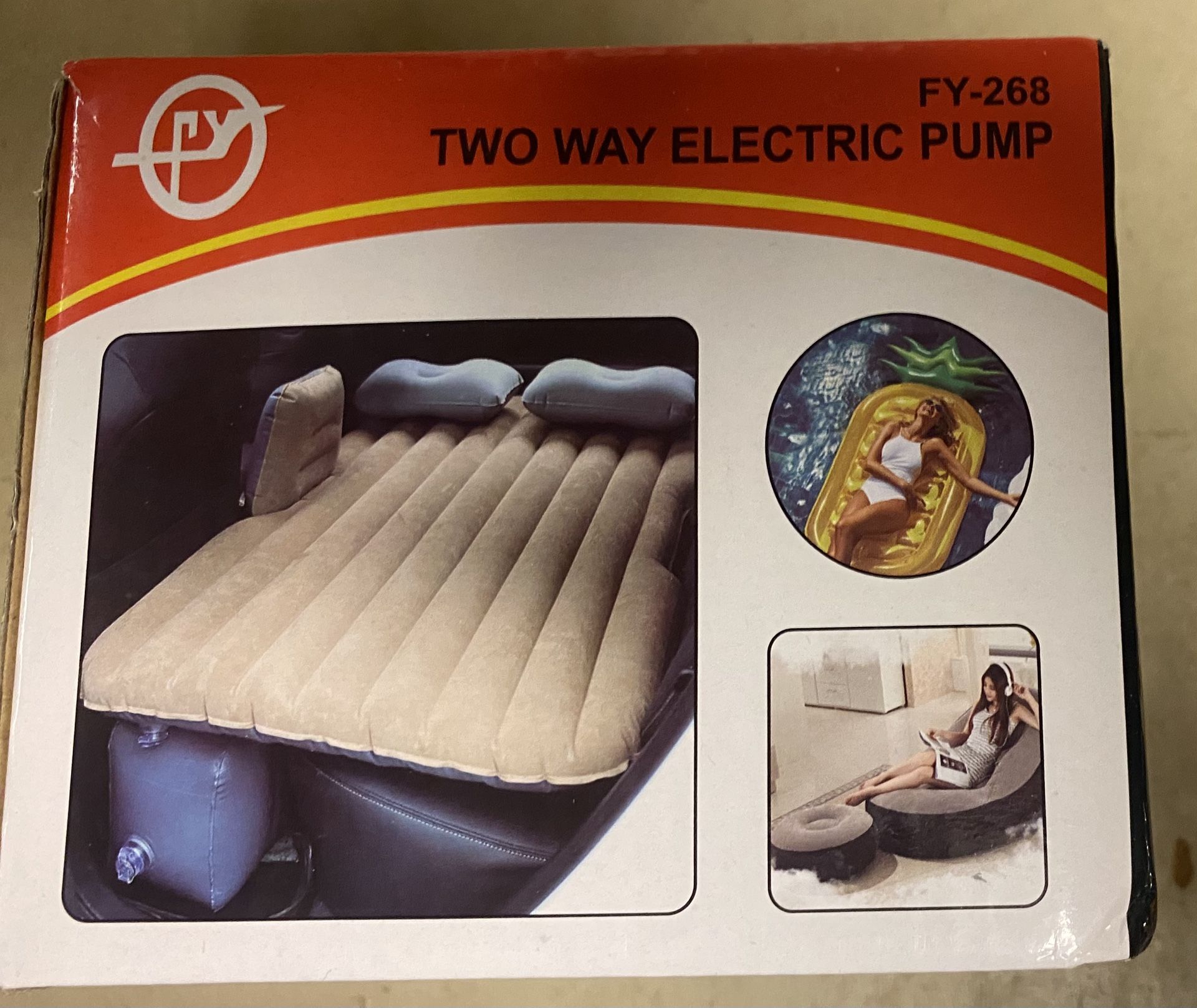 Electric Air Pump - FY-268 - Inflate/Deflate - Works Great