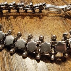 Solid Silver Antique bracelet 