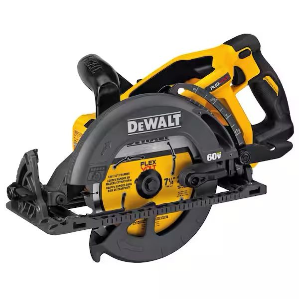 FLEXVOLT 60V MAX 7-1/4 in. Cordless Worm Drive Style Saw