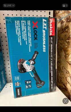 Makita new 41/2”-5” grinder x lock  brushless