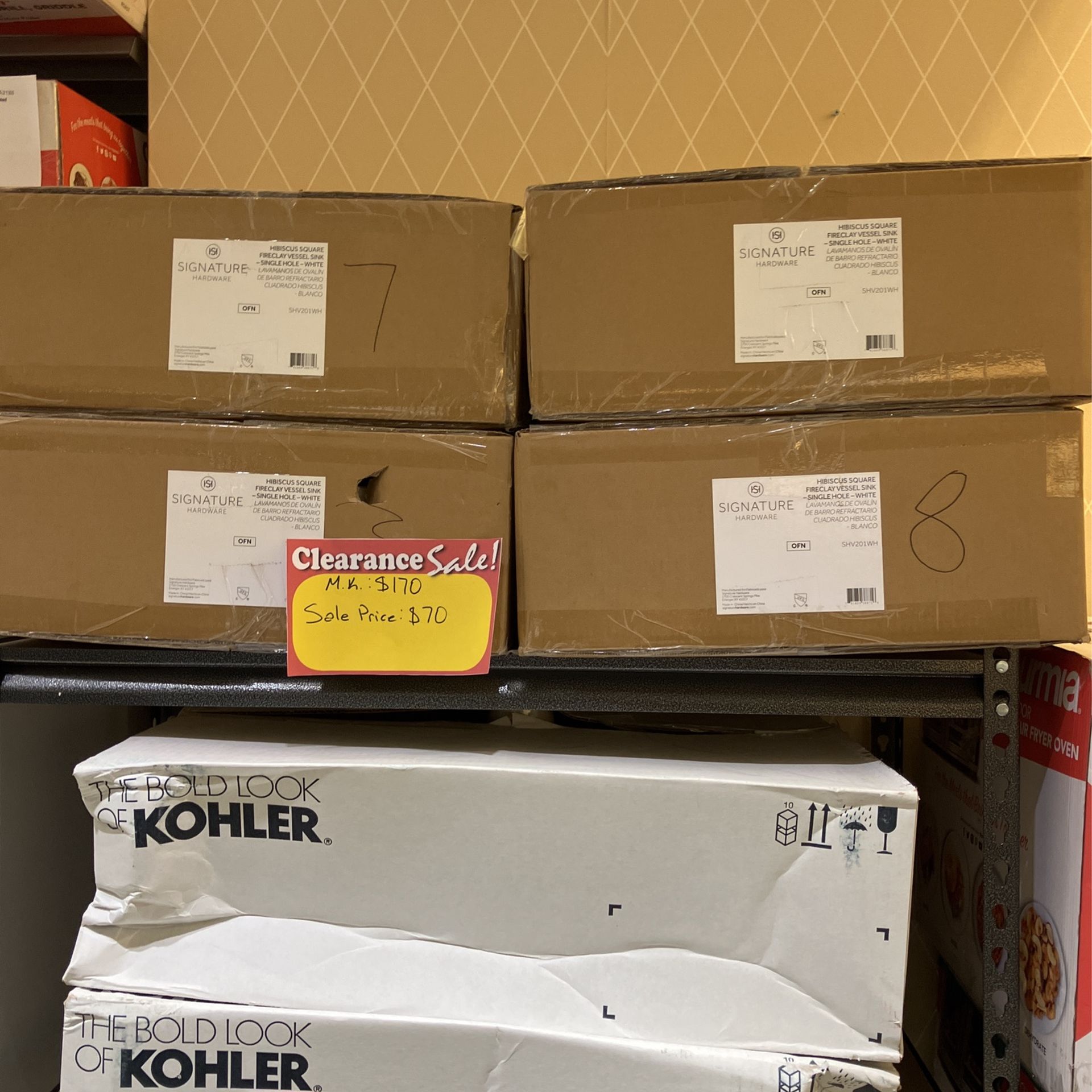 đź’Ąđź’Ą BlowOut Sale đź’Ąđź’Ą Bathroom Sink, KOHLER K-2241-8 , 2356-4 Classic, Toilet 4356-95, Start $70