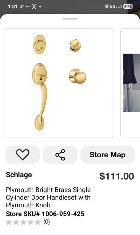 New In The Box Door Handle.