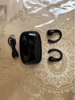 New OWS-15 Wireless Earbuds with Transparent Charging Case – Bluetooth Earphones