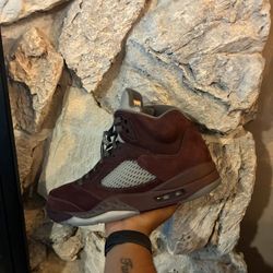 Jordan 5 Burgundy Sz 13