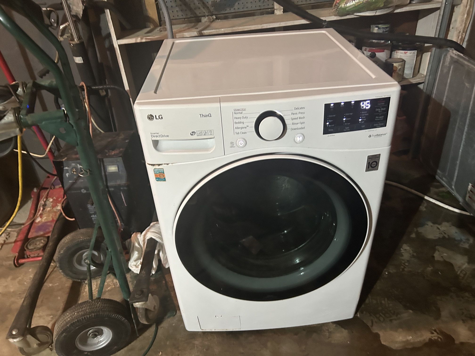 Lg ThinQ Front Loading Stackable Washing machine