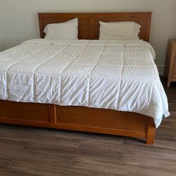 King Bed Novaform Mattress.  Like New.   500